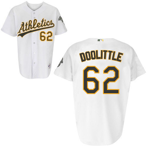 Sean Doolittle #62 Youth Baseball Jersey-Oakland Athletics Authentic Home White Cool Base MLB Jersey